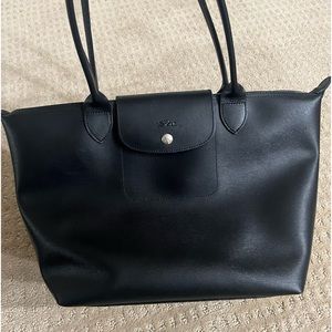 Longchamp leather tote bag